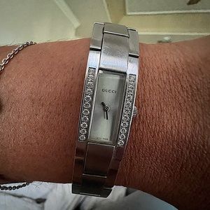 Womens GUCCI watch with Diamonds